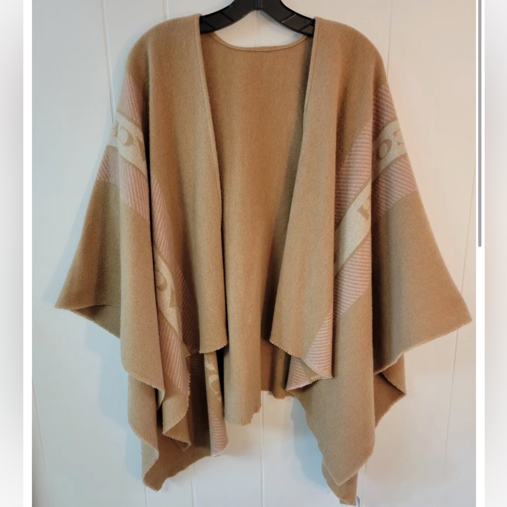Coach Italian Wool Poncho